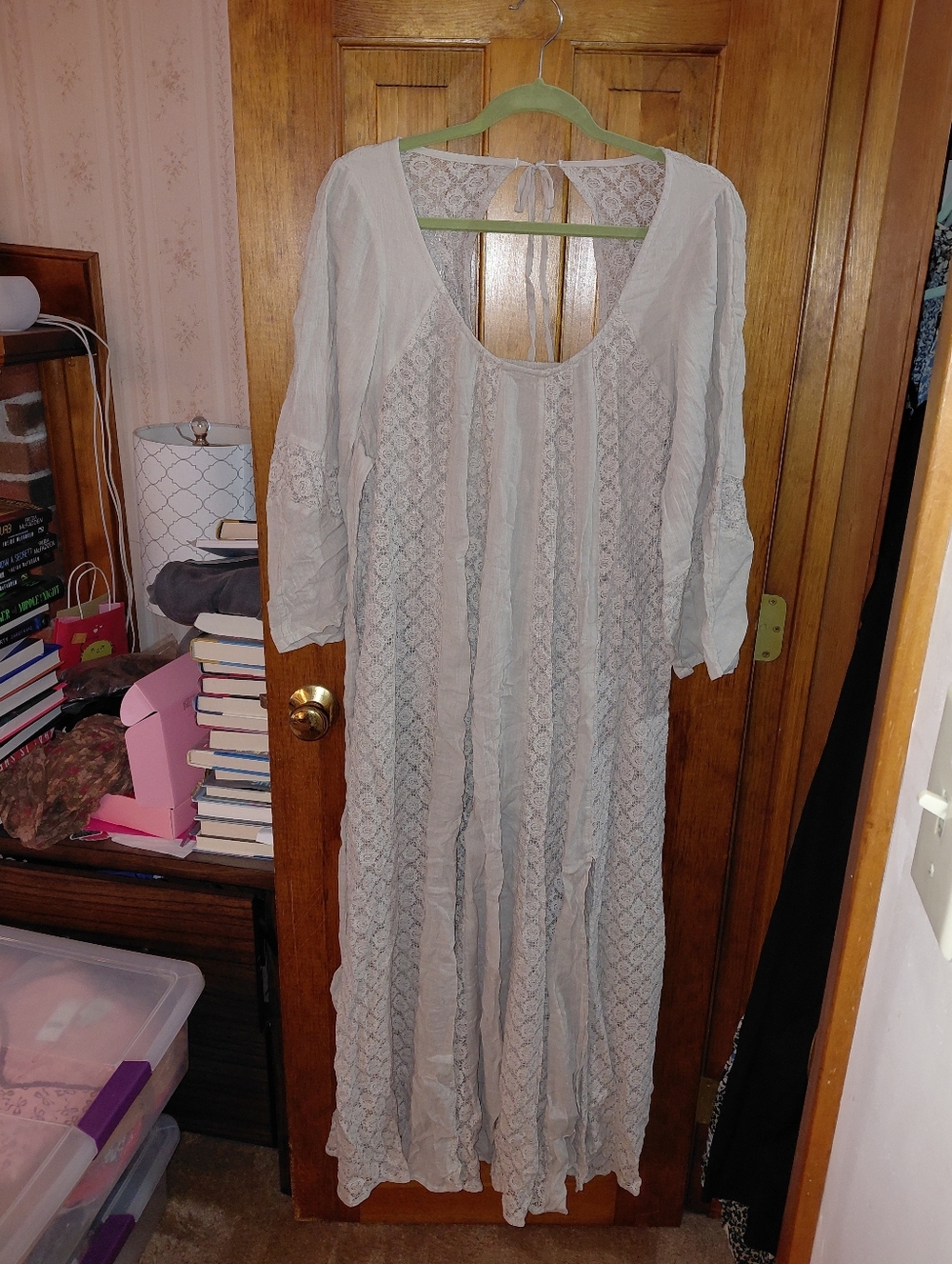 Free People Starlight Maxi Dress in Morning Oat - Picture 15 of 16